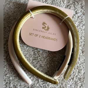 Sincerely Jules Velvet Headbands (set of 2)